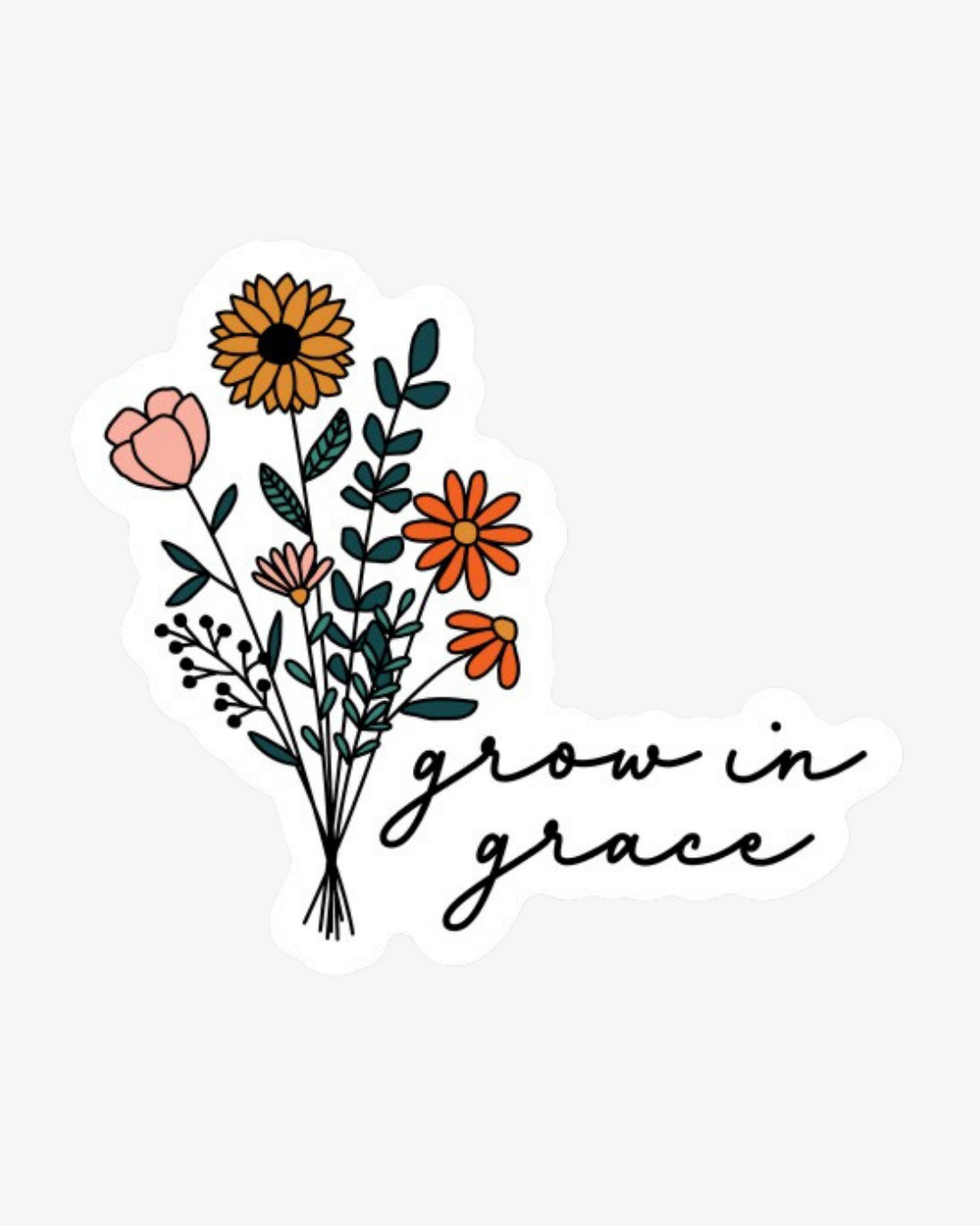 Grow in Grace Decal
