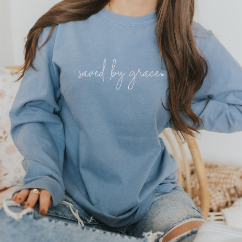 Saved by Grace long sleeve