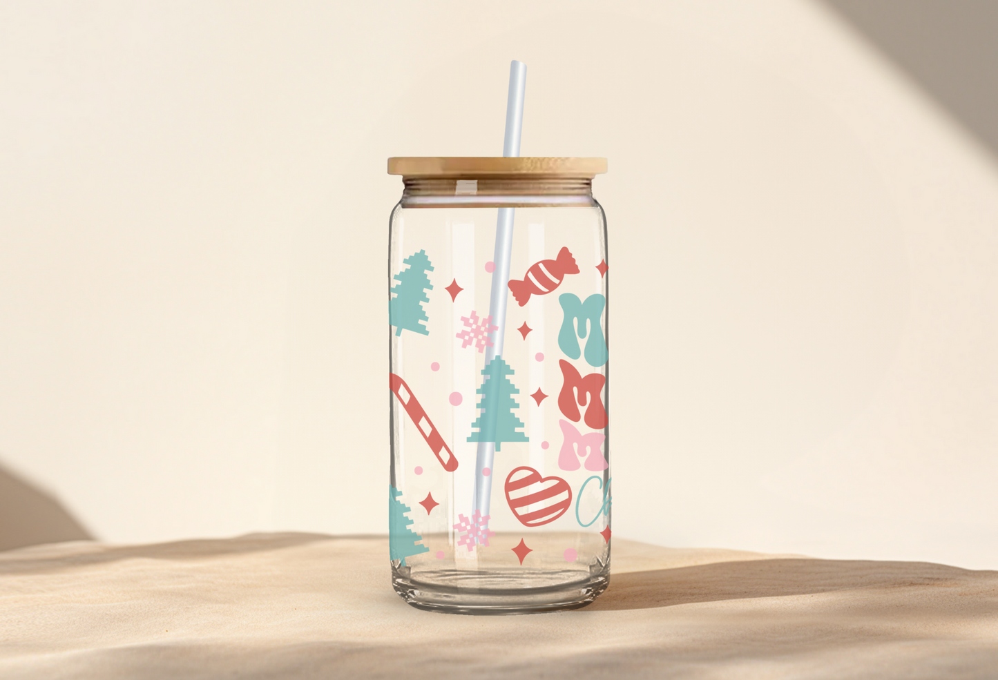 Merry Christmas Glass - Wholesale