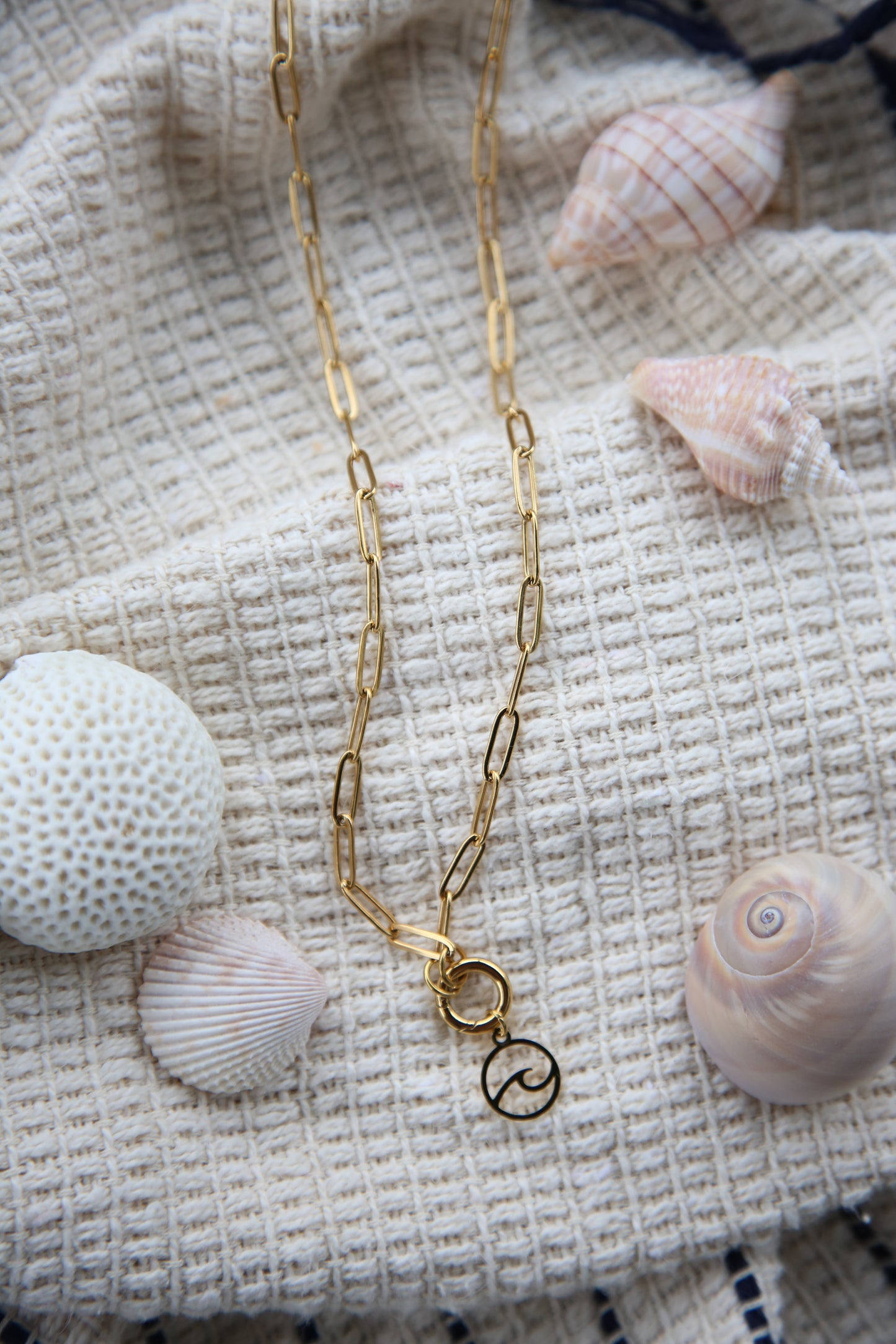 Deep Waters Gold Necklace
