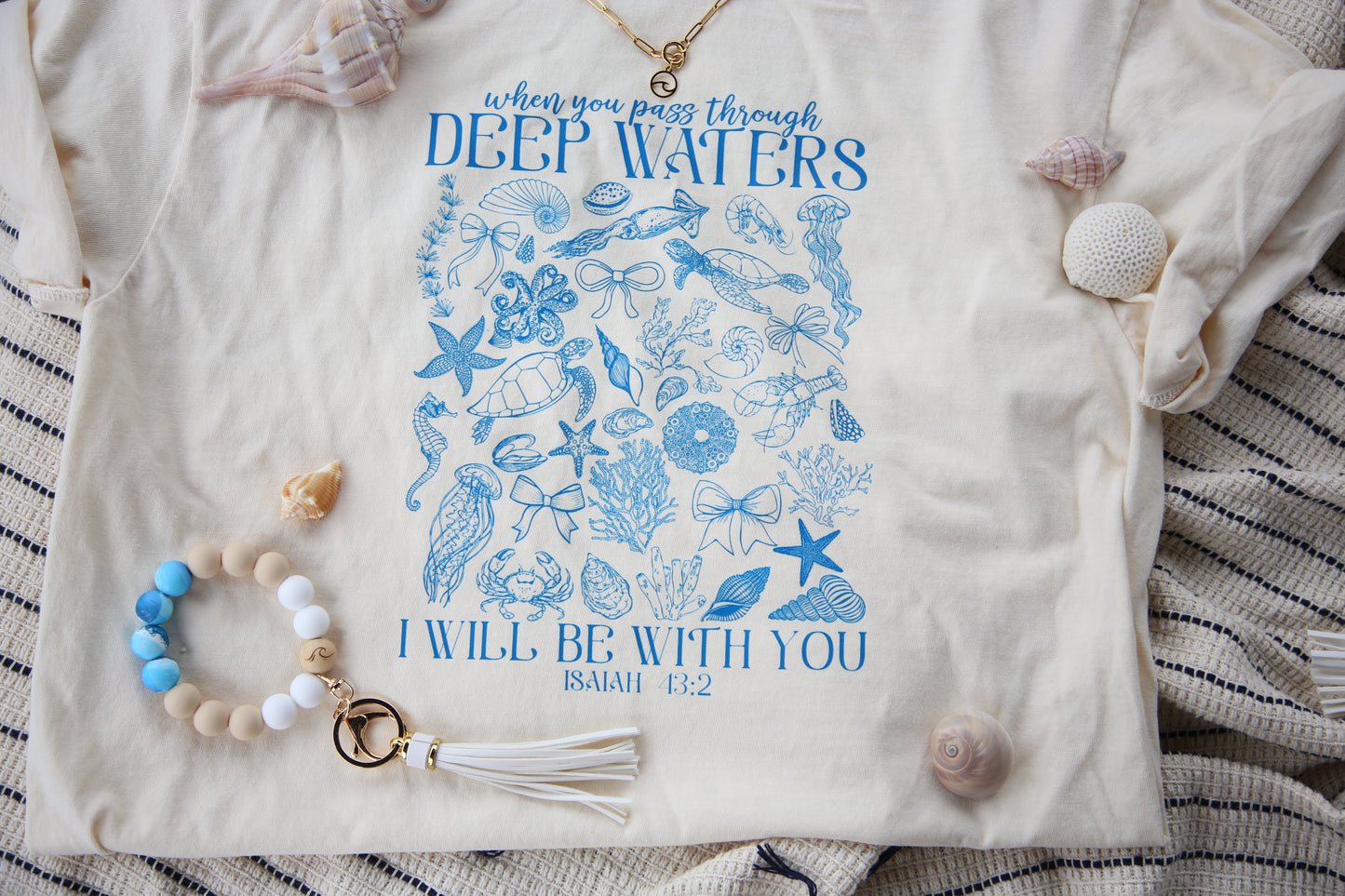 Isaiah 43:2 t-shirt- wholesale