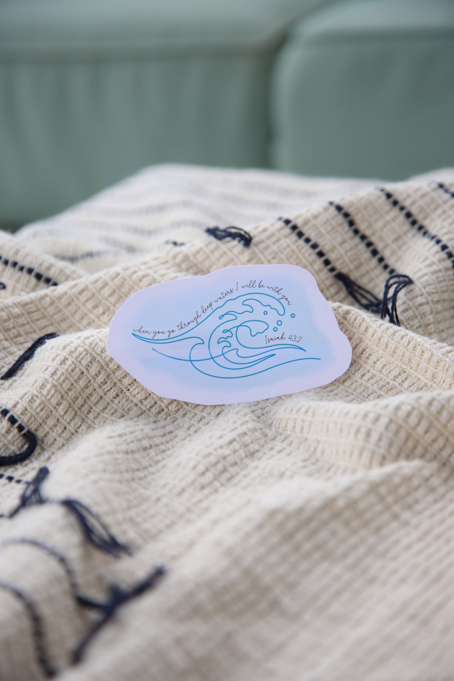 Isaiah 43:2 Sticker