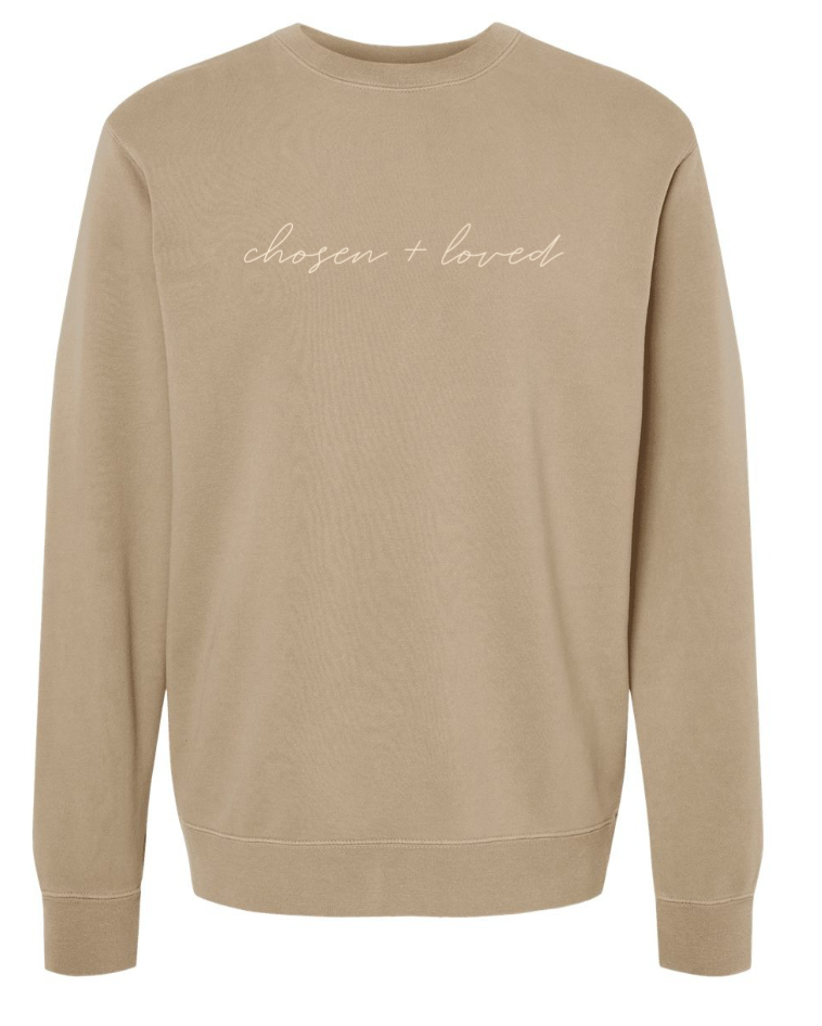 Chosen + Loved Crewneck- wholesale
