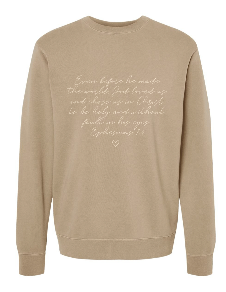 Chosen + Loved Crewneck- wholesale