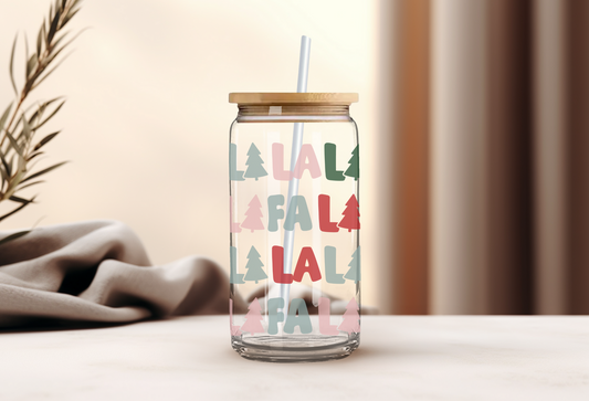Fa La La Can Glass with Bamboo Lid