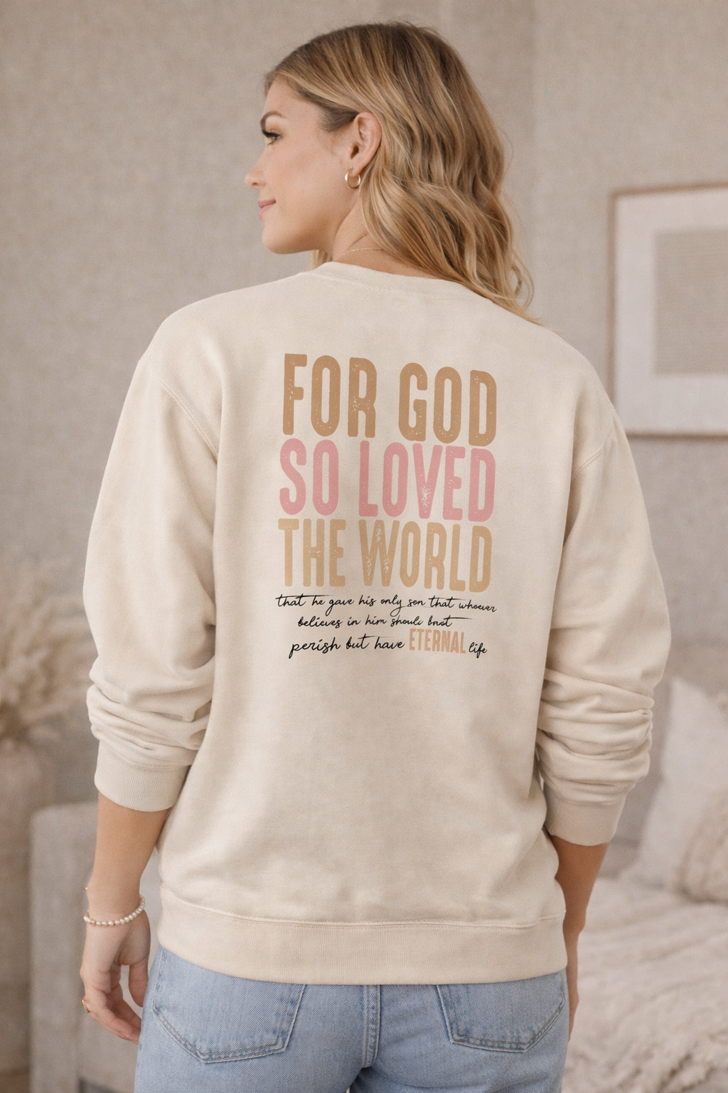 John 3:16 Crewneck – Rebekah Scott Designs x The Inspiration Haven