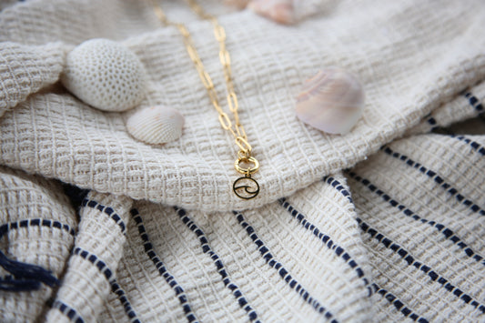 Deep Waters Gold Necklace
