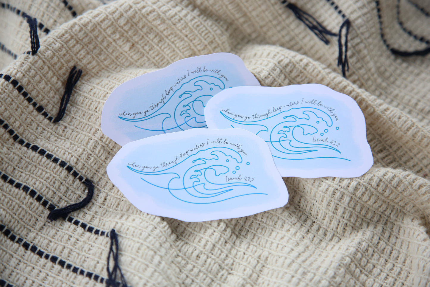 Isaiah 43:2 Sticker