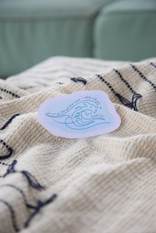 Isaiah 43:2 Sticker