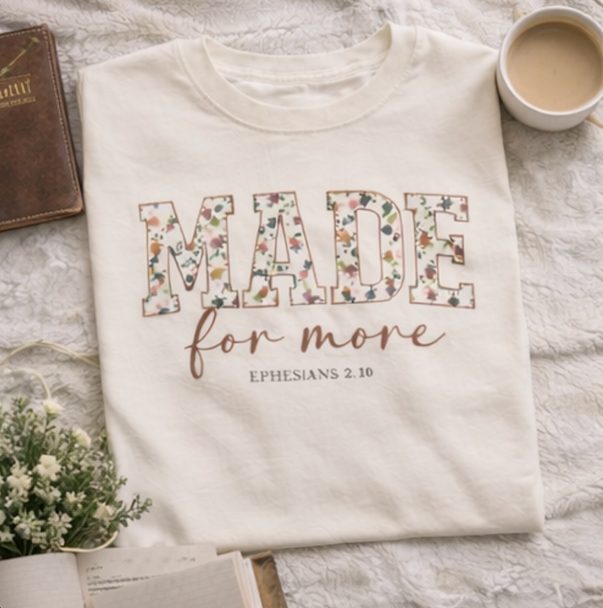 Made for More Floral Faith Tee