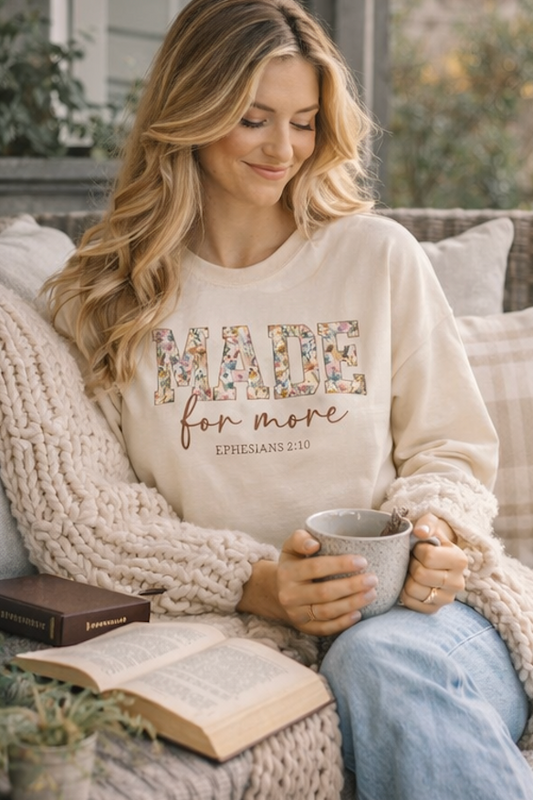 Made for More Floral Faith Tee