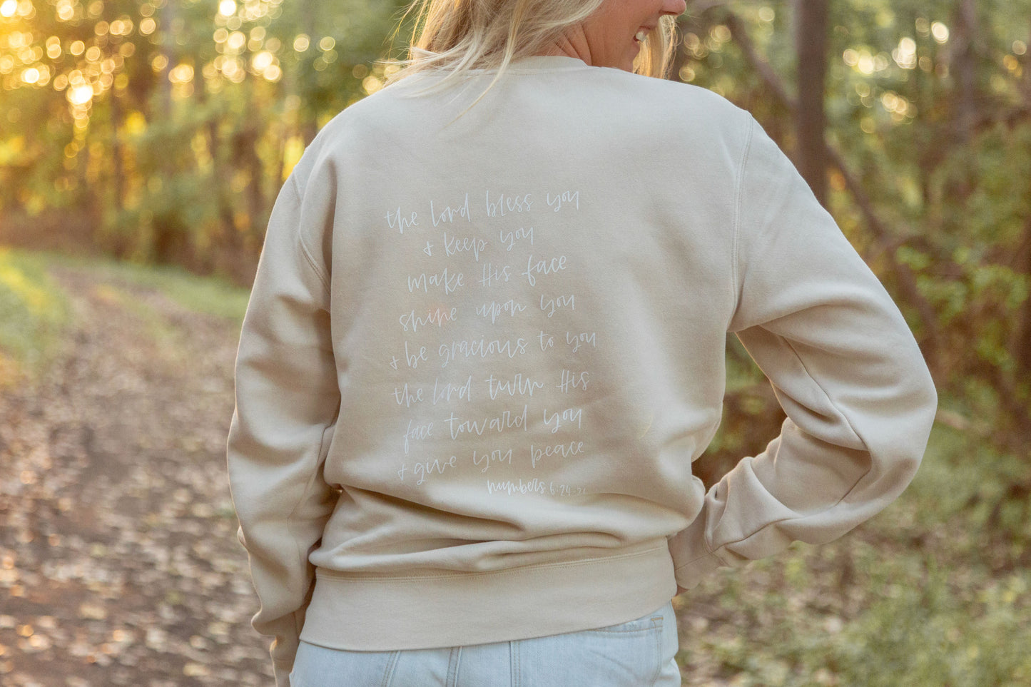 Blessed Cross Crewneck Sweatshirt - Wholesale