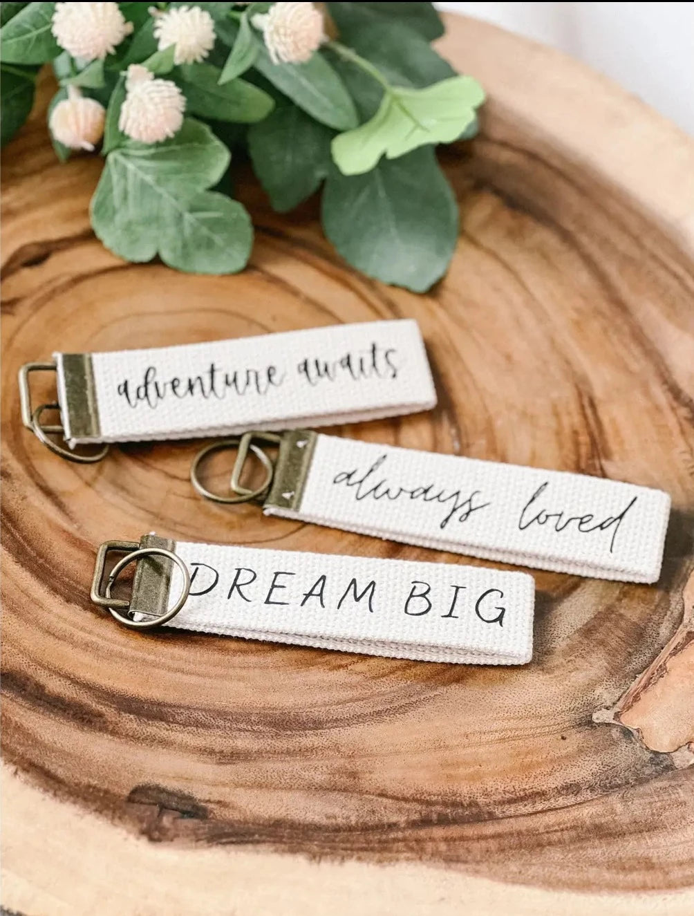 Canvas Wristlet Keychain - Wholesale